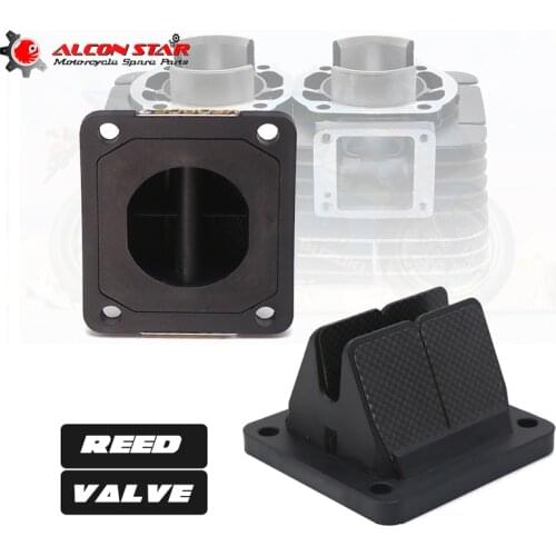 Alconstar Carbon Fiber Reed Valve kit Reeds Petal Cage Block Petals for Yamaha YZ85 1993-2001 Motorcycle replacement