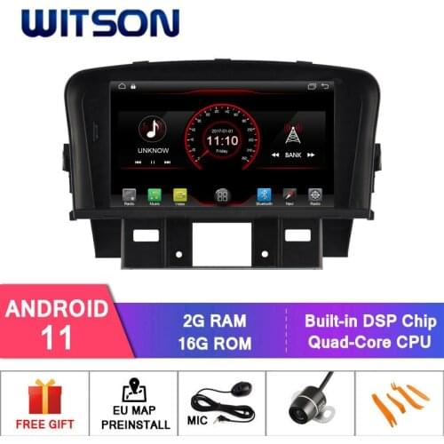 WITSON Android 10.0 2GB RAM 16GB FLASH CAR RADIO for CHEVROLET CRUZE 2008-2012 +WIFI+DSP+DAB+OBD+TPMS+DVR