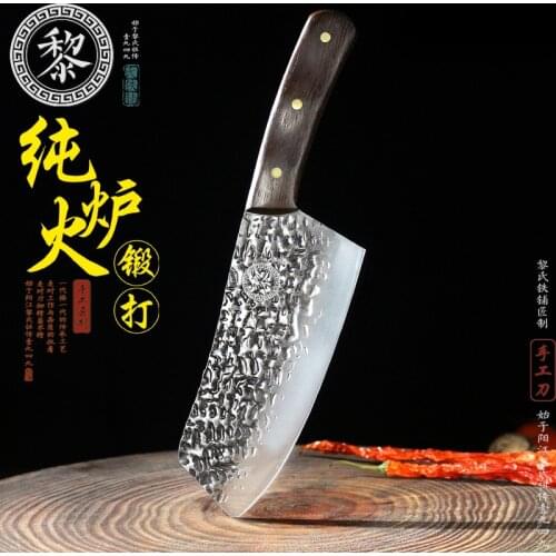 Master Handmade Kitchen Knives 50Cr15mov Stainless Steel Cleaver Forged Kitchen Knife Forged Blade Butcher Knives Cooking Tools