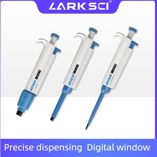 Larksci Equipment Laboratory Pipette Single Channel Pipette Adjustable Micropipette For Pipettor Tips
