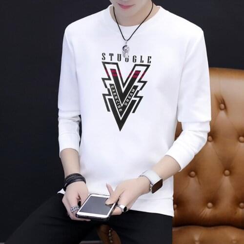 Bormandick 2018 Autumn Mens Casual T- shirt seven sleeved 95% polyester plus 5% spandex W780 19