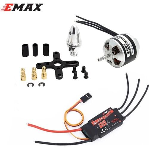 Original EMAX XA2212 KV820 / KV980 / KV1400 Brushless Motor With Emax Simonk 20A ESC for F450 F550 RC Quadcopter