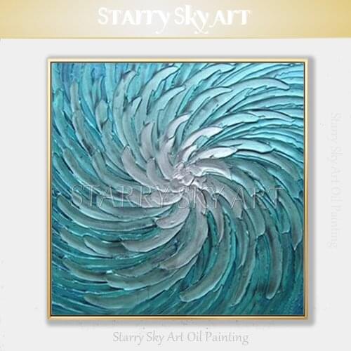 Artist Hand-painted High Quality Fine Art Thick Abstract Oil Painting on Canvas Abstract Knife Oil Painting for Wall Decoration