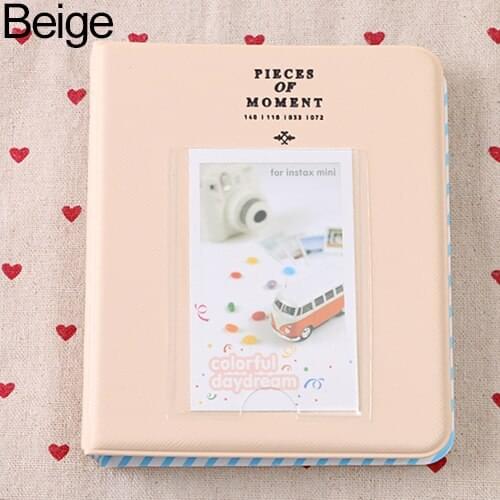 64 Pockets Mini Family Photo Album Gallery for Instant Camera Photos