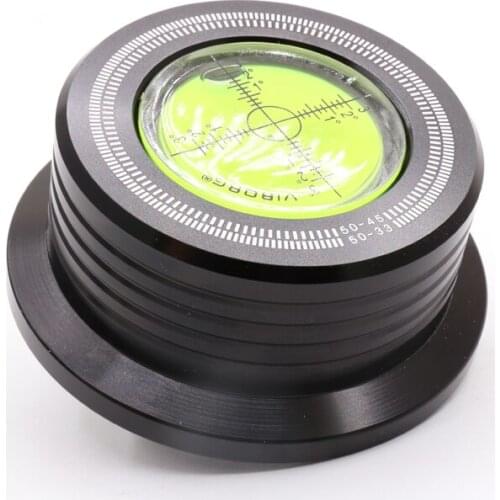 New 1PC 3 in 1 50HZ LP-528 60HZ Black LP Record DISC Stabilizer Stroboscope Gradienter with Lever Bar