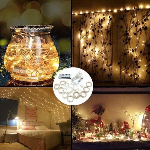 3M LED USB Power Remote Control Curtain Fairy Lights Christmas Garland Lights LED String Lights Party Garden Home Wedding Decor