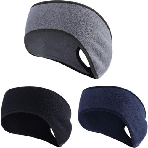Warm Hair Band with Ponytail Holes, Riding and Running, Forehead Protection, Ear Protection, Cold Protection Earmuffs