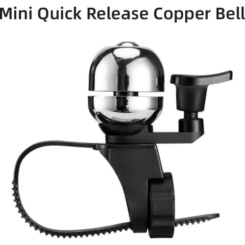 Bicycle Mini Ball Bell Copper Quick Release Installation Portable Waterproof Bike Bell Bicycle Accessories