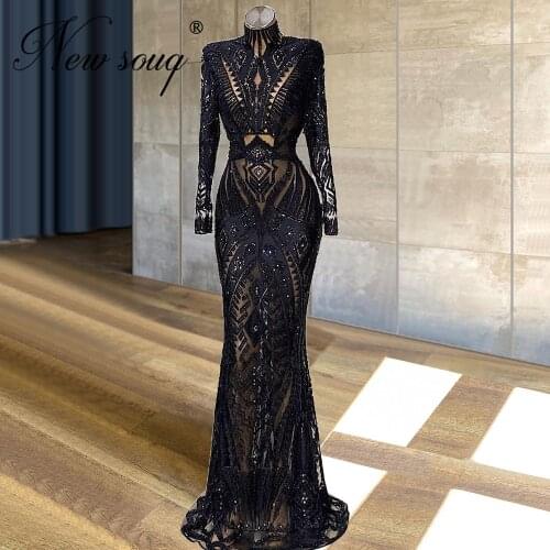 Vestidos Festa Beaded Evening Dresses Saudi Arabia Custom Made 2021 Dubai Arabic Aibye Mermaid Prom Dresses Formal Evening Wear