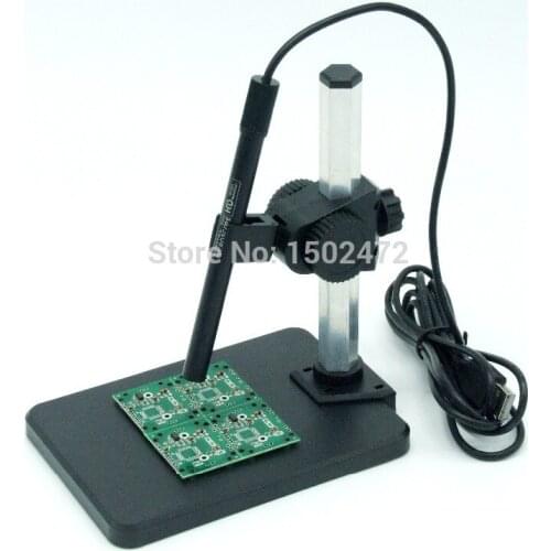 Zoom 1-600X Continuous Focal CMOS Borescope USB Microscope 6 LED 2 Mega-Pixels Handheld Endoscope