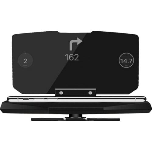 1pc Car Bracket HUD Head Up Navigation Display Phone Smartphone Holder Mount GPS Projector Reflection Board Panel