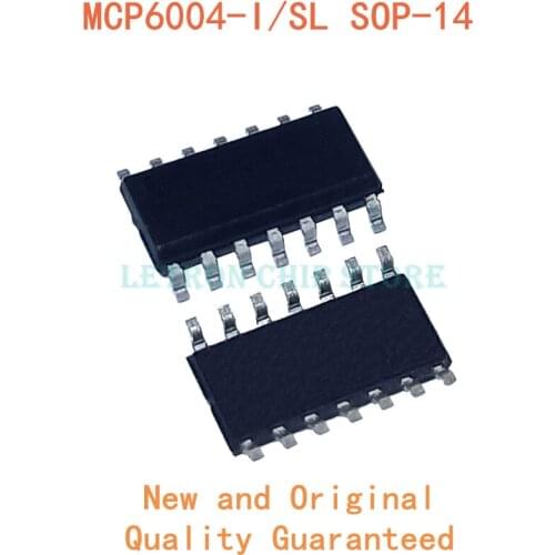 10PCS MCP6004-I/SL SOP14 MCP6004 I/SL SOP-14 SOP SOIC14 SOIC-14 SMD new and original IC Chipset