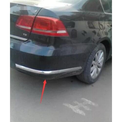 2 PCS 2011-2014 FOR VW for VOLKSWAGEN PASSAT B7 Car Accessories Front rear Grille Around Trim Racing Grills bumper trim