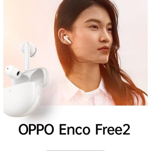 2021NEW W52 ANC EarBuds 42dB OPPO Enco Free 2 Tws Earphones DYNAUDIO Wireless Bluetooth Headphones 25 Hours Playback IPX5 Type C