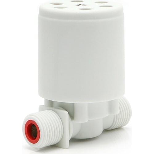 Automatic Water Level Control Valve Tower Tank Floating Ball Valve White #L057# new hot