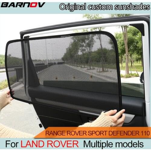 Car Special Curtain Window SunShades Mesh Shade Blind Original Custom For LAND ROVER Freelander2 RANGE ROVER SPORT DEFENDER 110