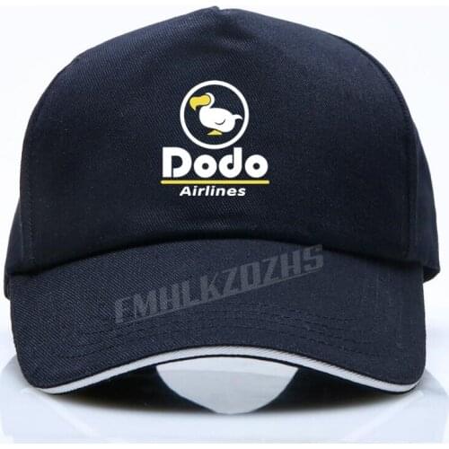 Dodo Airlines Logo Funny baseball cap Men Casual Cotton Graphic Animal Crossing Crew Top free shipping Hip Hop Caps