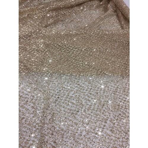 Glitter tulle mesh lace fabric SYJ-11168 for wedding evening dress