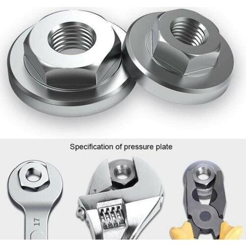 Angle Grinder M14 Thread Hex Flange Nut Set Quick Change Locking Quick Release Locking Flange Hexagon Nut