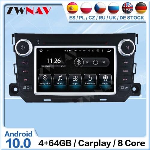 Carplay Android Radio Receiver For Benz Smart Fortwo 2011 2012 2013 2014 Car Auto Audio Stereo Video Player GPS Navi Head Unit