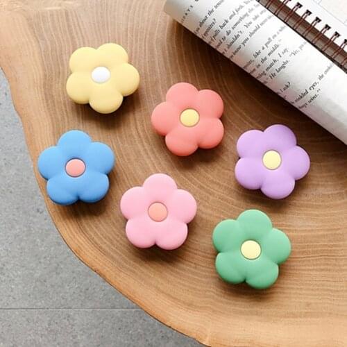 Colorful flower Finder Ring Stand Universal Mobile Holder Phone Grip Expanding Holder Telescopic Finger Ring/for iPhone Holder