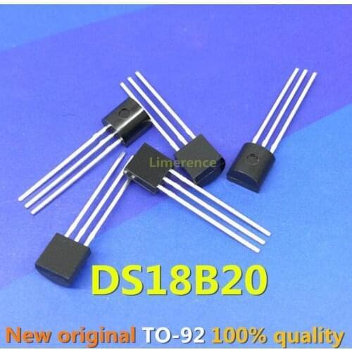 1-2PCS DS18B20 TO92 18B20 TO-92 Temperature Sensor new and original IC Chipset Support the BOM one-stop supporting services