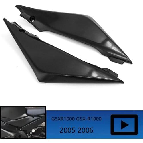 For SUZUKI Motorcycle Parts GSXR1000 GSX-R1000 GSXR 1000 K5 2005 2006 Matching Fuel Tank Side Cover Panel Fairing Black Plastic