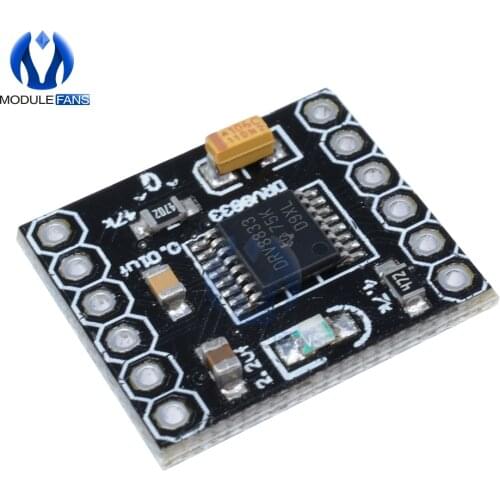 DRV8833 2 Channel Motor Driver Drive Module Board 1.5A 3V 10V H-Bridge 4-Wire Short Circuit Overcurrent Protection Step Motor