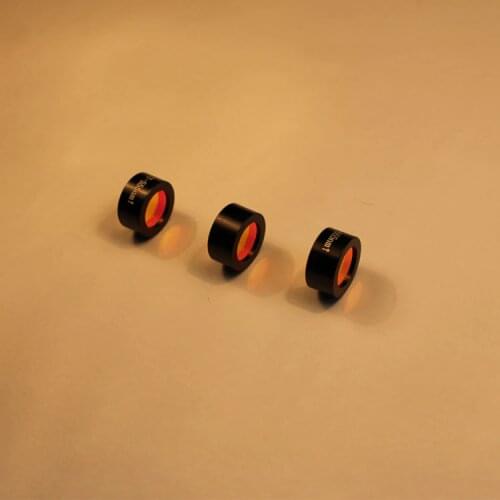 595nm Narrowband Bandpass Filter Diameter 10MM Customizable Wavelength Diameter High Transmittance Professional Coating