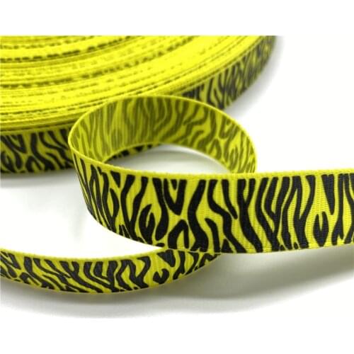 5Yards 15mm Grosgrain Ribbon Leopard Pattern For Christmas Wedding Decoration DIY Sewing Handmand Craft Accessories #06
