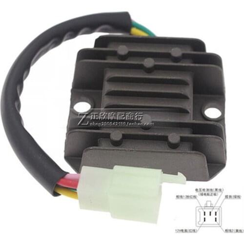 Motorcycl 5 Wires Voltage Regulator Rectifier Female Socket Connect Plug For Honda CG125 CG 125 ZJ125 ZJ 125 125cc