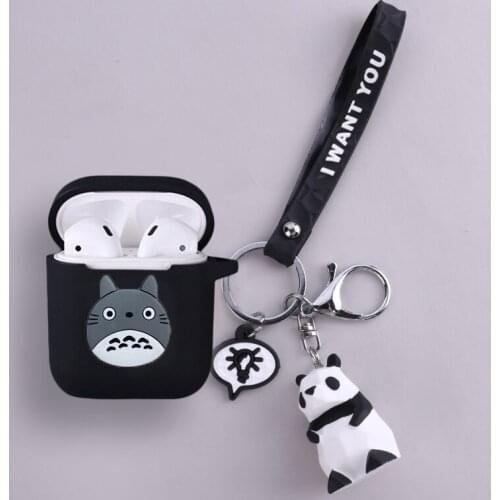 Cartoon Panda Cases For QCY T8 case Silicone Wireless Bluetooth Earphones Protective Cove for qcyt10 t11 case