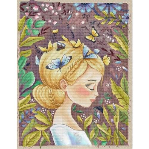 ZZ1482 DIY Homefun Cross Stitch Kit Packages Counted Cross-Stitching Kits New Pattern NOT PRINTED Cross stich Painting Set