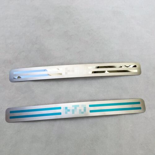 For Alfa Romeo MiTo 2008 - 2018 Stainless Steel Door Sill Strip Scuff Plate Pedal Car Styling Sticker Auto Accessories 2 Pcs