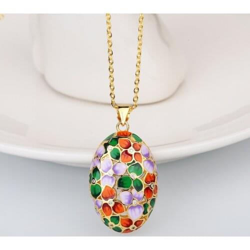 New Luxury Yellow Gold Color Sweater Chain Real 925 Sterling Silver Enamel Daisy Pendant Necklace for Women Girl Best Gift
