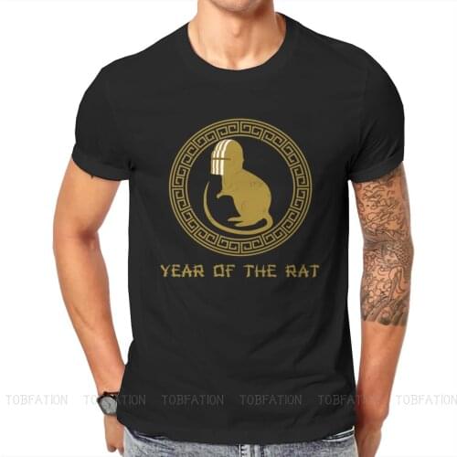 Year of the Tarkov Rat Newest TShirts Escape From Tarkov Game Men Harajuku Fabric Streetwear T Shirt O Neck Oversized