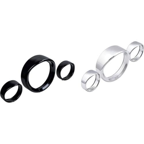 Motorcycle 4.5 Inch Auxiliary Light Visor Style Trim Ring+ 7 Inch Headlight Trim Replacement Accessories