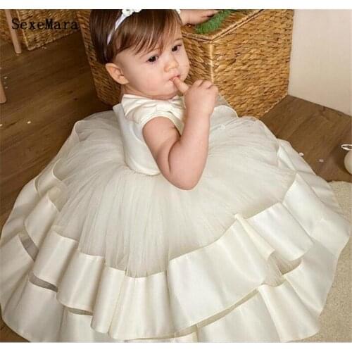 Baby Girls Dress 1st Birthday Outfit Fancy Tutu Dresses Girl Infant Costume For Kids Party Clothes Girl 1 2 Years