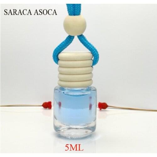 5ml Car Perfume Pendant Car Perfume Bottle Empty Bottle Pendant Car Supplies Gift 40Pcs / Lots