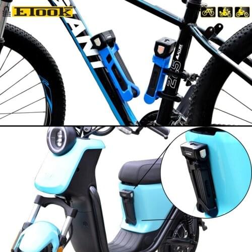 Etook Hot Sell Professinal Anti Theft Folding Foldable Steel Bicycle Lock for E Bike