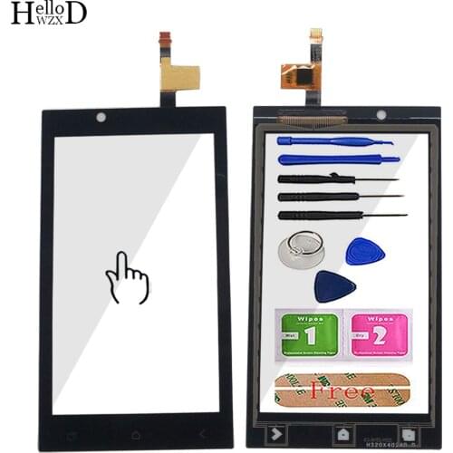 4.0'' Mobile Touch Screen Glass For Micromax S300 Touch Screen Digitizer Panel Lens Sensor Front Glass Phone Tools Adhesive