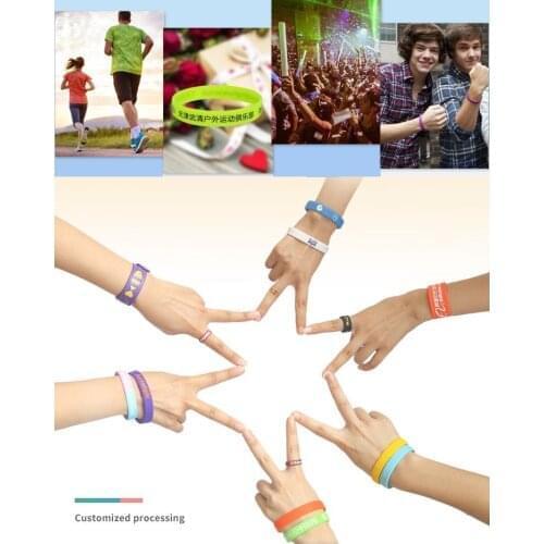 500 pieces Customized Silicone Bracelet Custom Wristband DIY Armband Custom Tokyo Olympics Team Country Birthday Party Meetings