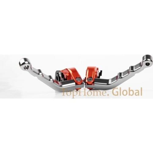 CNC Foldable Folding Fingers Wave Brake Clutch Levers For Suzuki HAYABUSA/GSXR1300 1999-2007 2000 2001 2002Titanium&Black&Orange