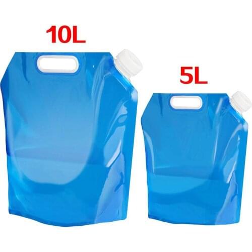 Hot Foldable Outdoor Water Bags portable Drinking Camp Cooking Picnic BBQ Water Container Bag Carrier Car 5L/10L Water Tank
