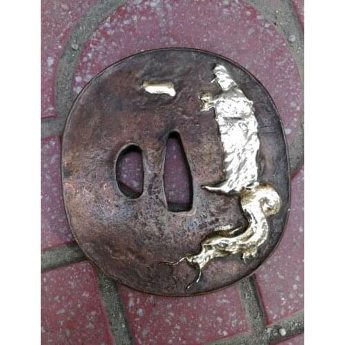 Vintage Tsuba Fitting Part accessory case used for Katana Sword Blade Saber falchion