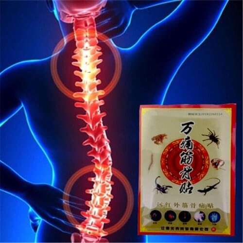 Neck/Back/elbow/Leg joint Chinese Herbal Pain Relief Patches Spider venom Orthopedic Lumbar Arthritis Analgesic Plaster 16Pcs