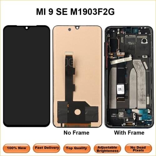 Display For Xiaomi Mi 9 SE LCD Screen Replacement With Fingerprint 10 Touch Display For Xiaomi Mi9 SE Mi 9SE M1903F2G LCD