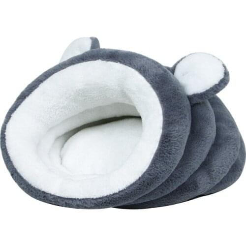 Winter Autumn Warm Long Plush Pet Beds Semi-closed Kennels Breathable Soft Comfort Cat Cushion for Small Medium Large Dogs Cats