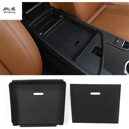 Free shipping 1set ABS plastic For Alfa Romeo Giulia 2017 central armrest storage box car stickers car styling