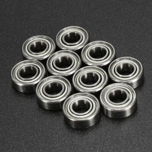 10Pcs/Set 685ZZ Ball Bearing Double Shielded Miniature Metal High Carbon Steel Motor Four-Axis Bearing 5x11x5mm